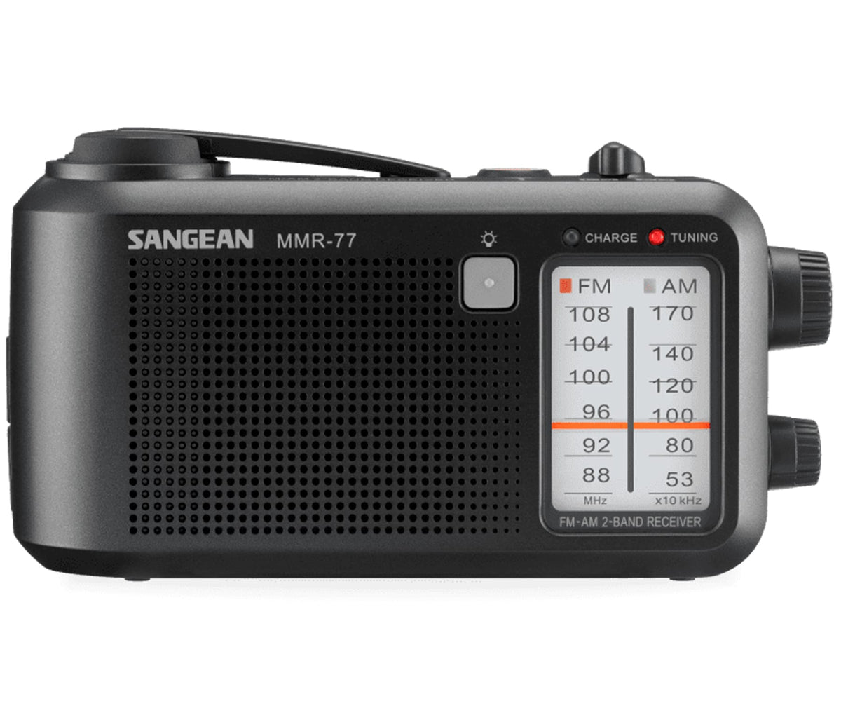 SANGEAN MMR-77 FCC MATT BLACK / RADIO PORTÁTIL - detalle