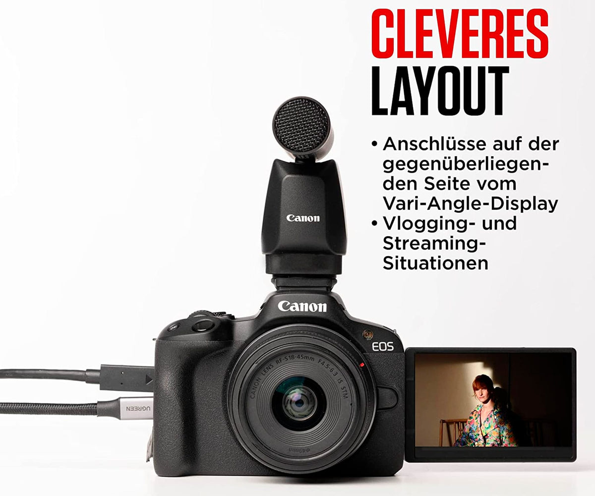 CANON EOS R50 BLACK + OBJETIVO CANON RF-S 18-45MM IS STM / CÁMARA MIRRORLESS - detalle