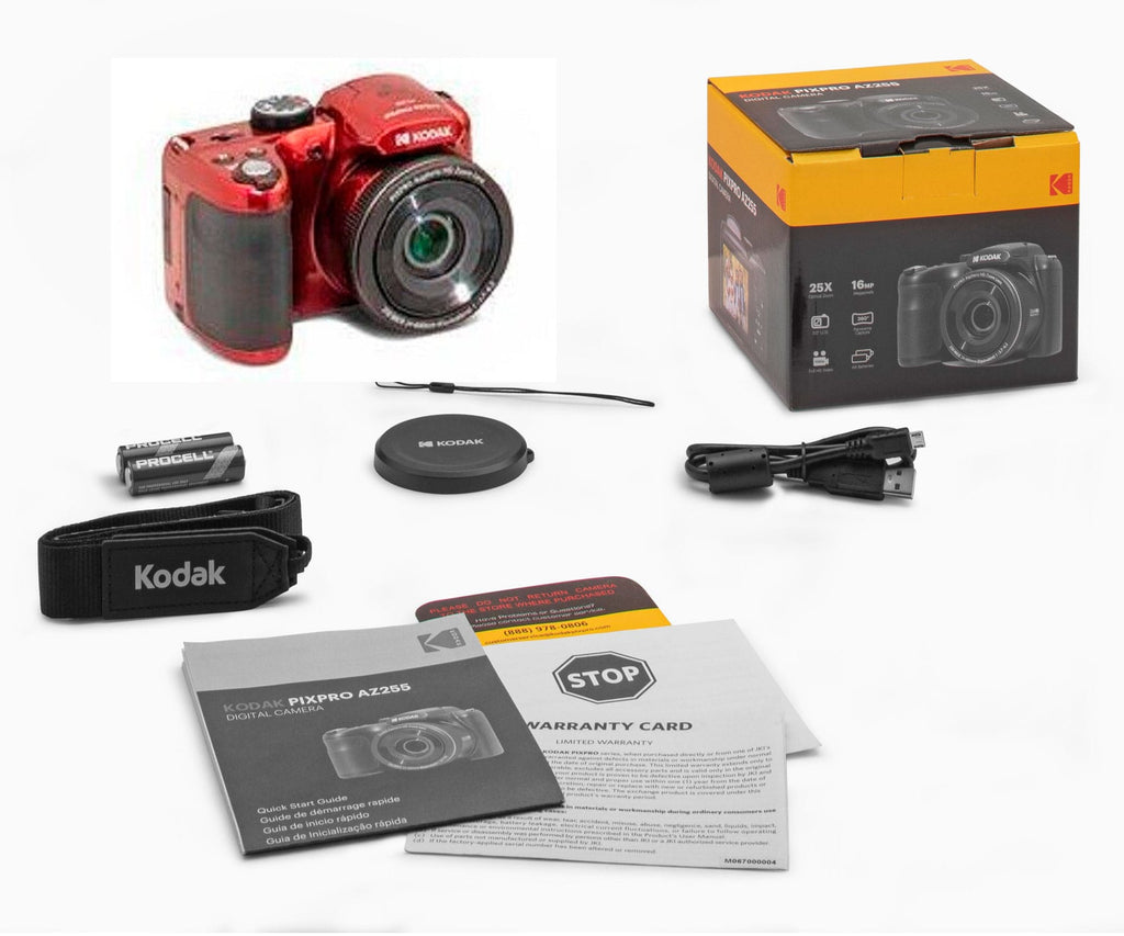 KODAK PIXPRO AZ255 RED / CÁMARA BRIDGE - detalle