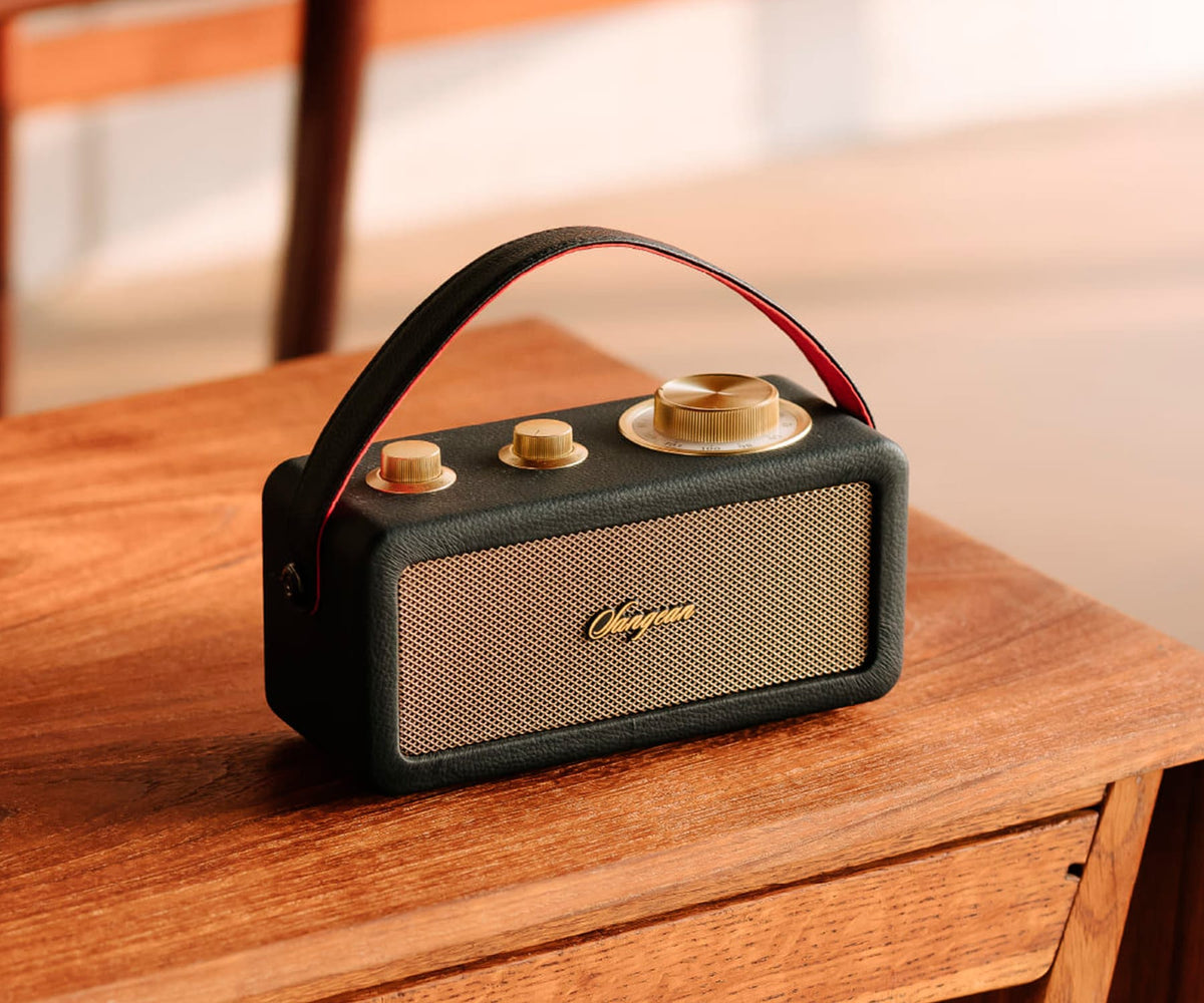 SANGEAN RA-101 BLACK GOLD / ALTAVOZ PORTÁTIL - detalle