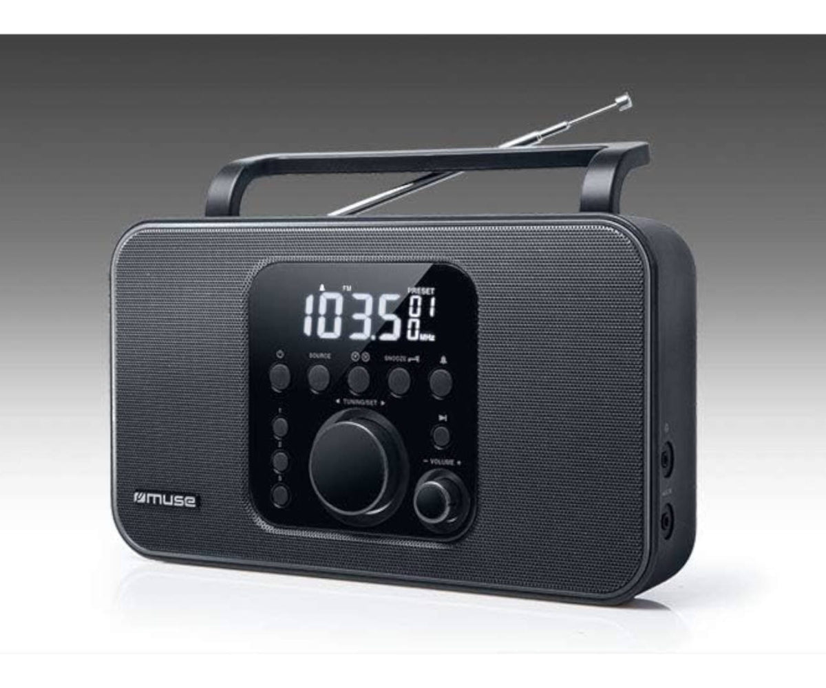 MUSE M-091 R BLACK / RADIO PORTÁTIL - detalle