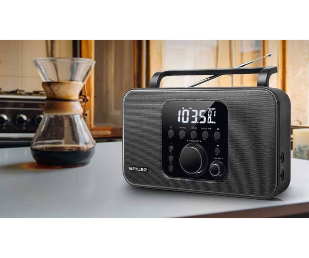 MUSE M-091 R BLACK / RADIO PORTÁTIL - detalle