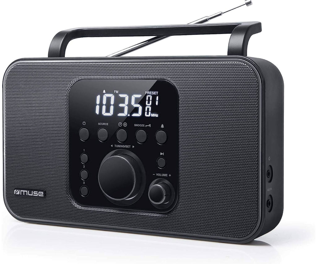 MUSE M-091 R BLACK / RADIO PORTÁTIL