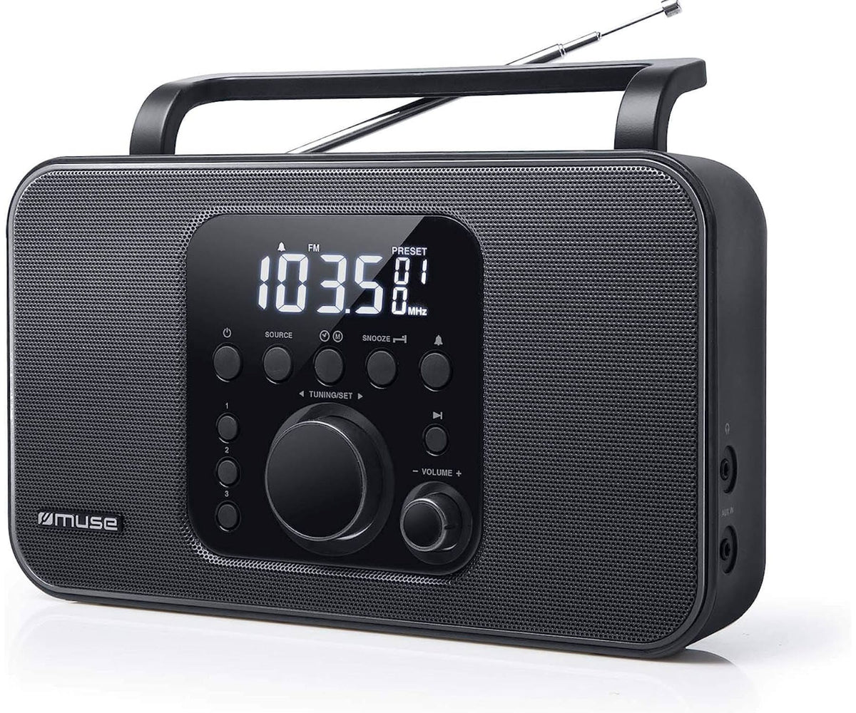 MUSE M-091 R BLACK / RADIO PORTÁTIL
