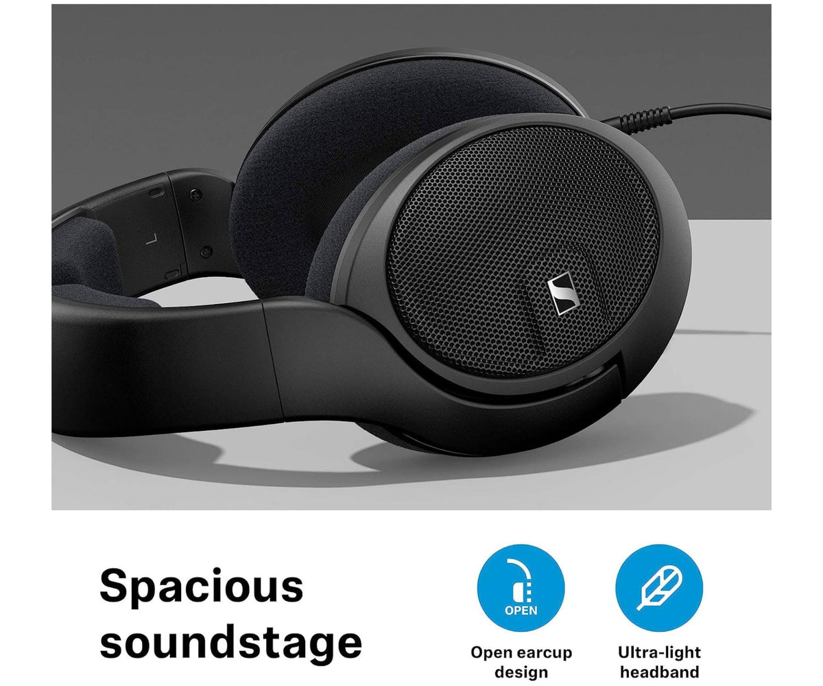 SENNHEISER HD 560S NEGRO / AURICULARES OVEREAR CON CABLE - detalle