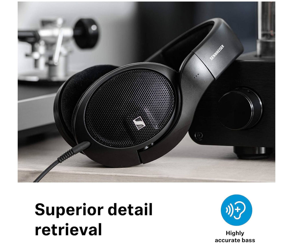 SENNHEISER HD 560S NEGRO / AURICULARES OVEREAR CON CABLE - detalle