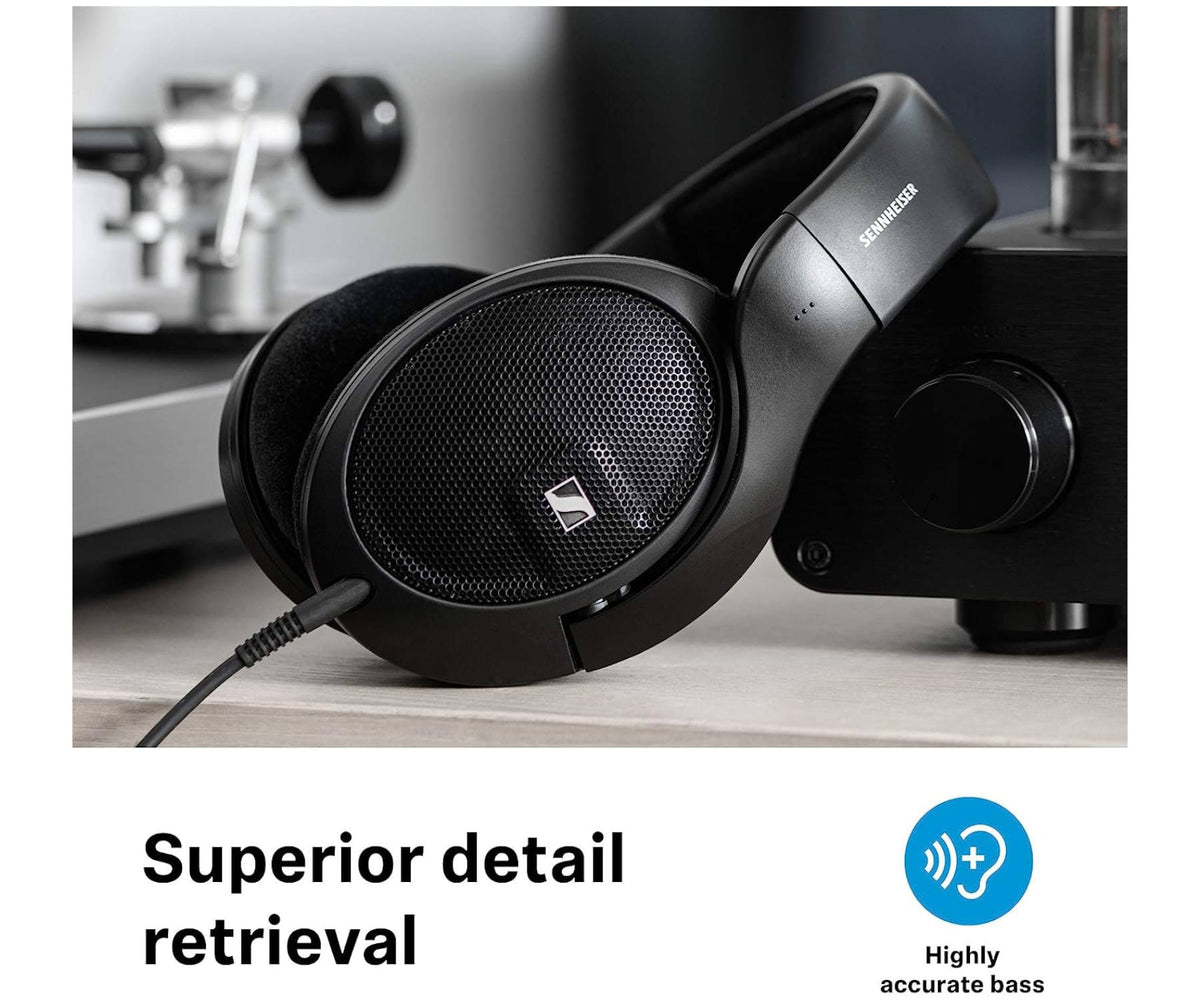 SENNHEISER HD 560S NEGRO / AURICULARES OVEREAR CON CABLE - detalle