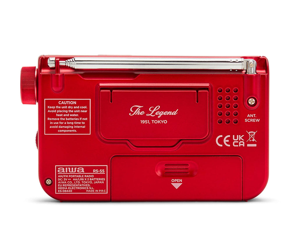 AIWA RS-55/RD ROJA / RADIO PORTÁTIL DE BOLSILLO - detalle