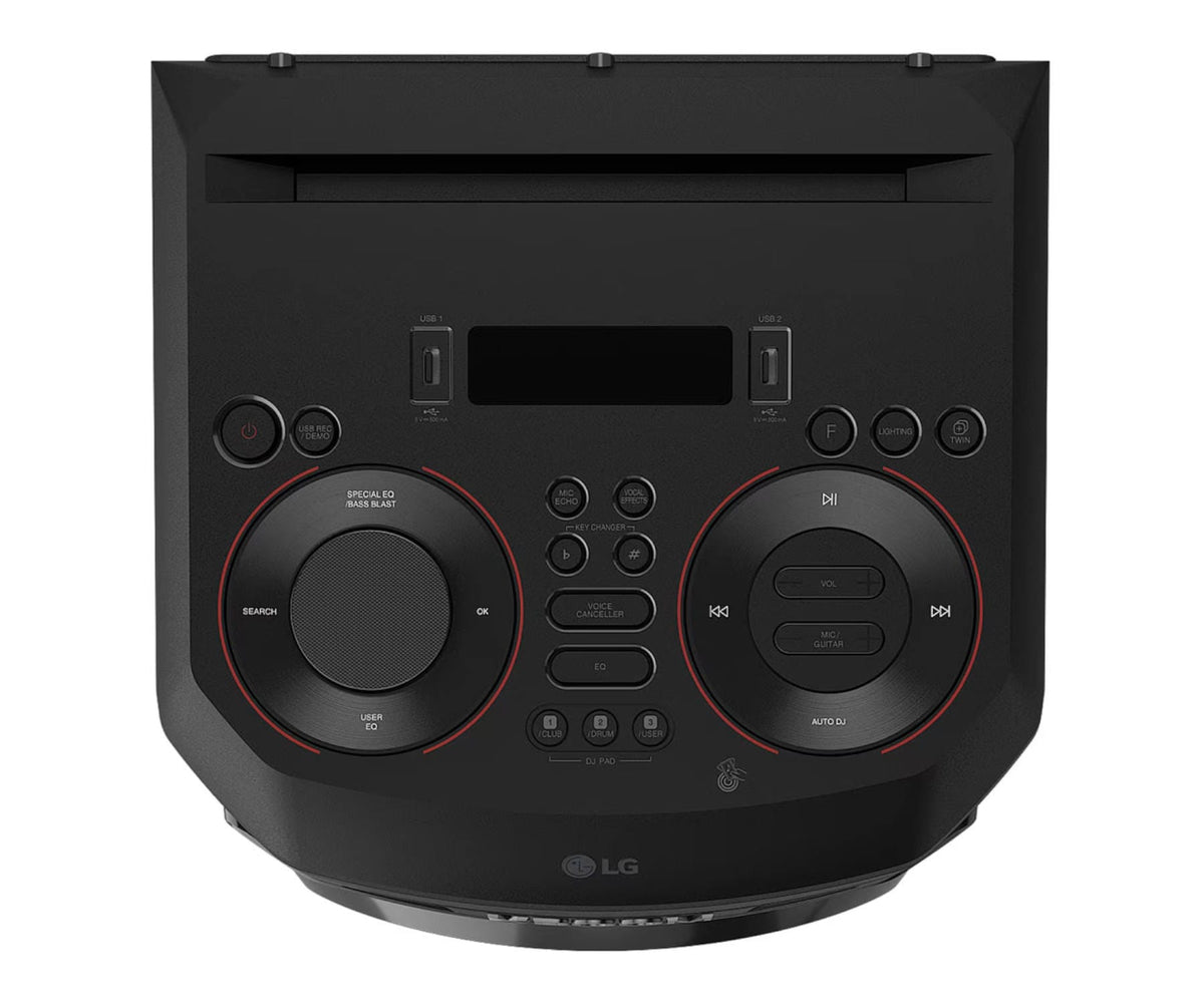 LG RNC9 DJ BLACK / ALTAVOZ DE FIESTA & KARAOKE - detalle