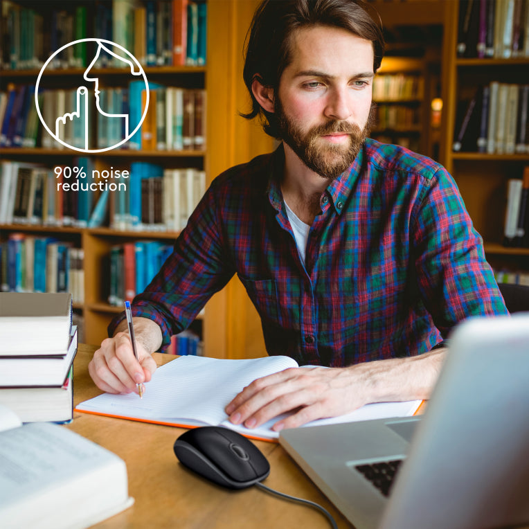 Logitech B110 Silent ratón Oficina Ambidextro USB tipo A Óptico 1000 DPI