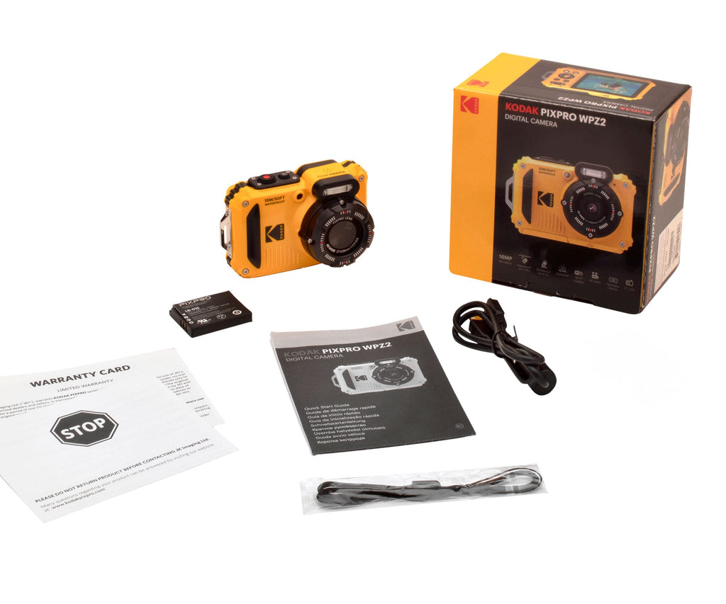 KODAK PIXPRO WPZ2 YELLOW / CÁMARA COMPACTA WATERPROOF - detalle