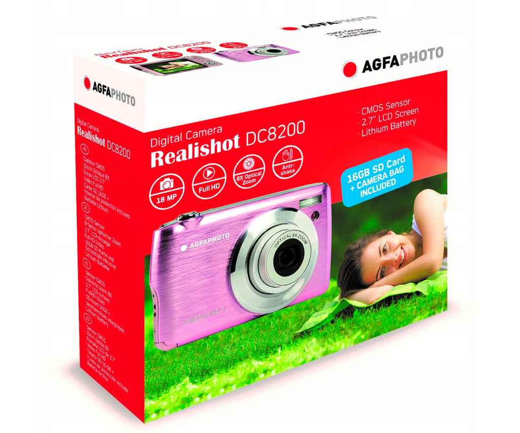 AGFAPHOTO DC8200 PINK / CÁMARA COMPACTA - detalle