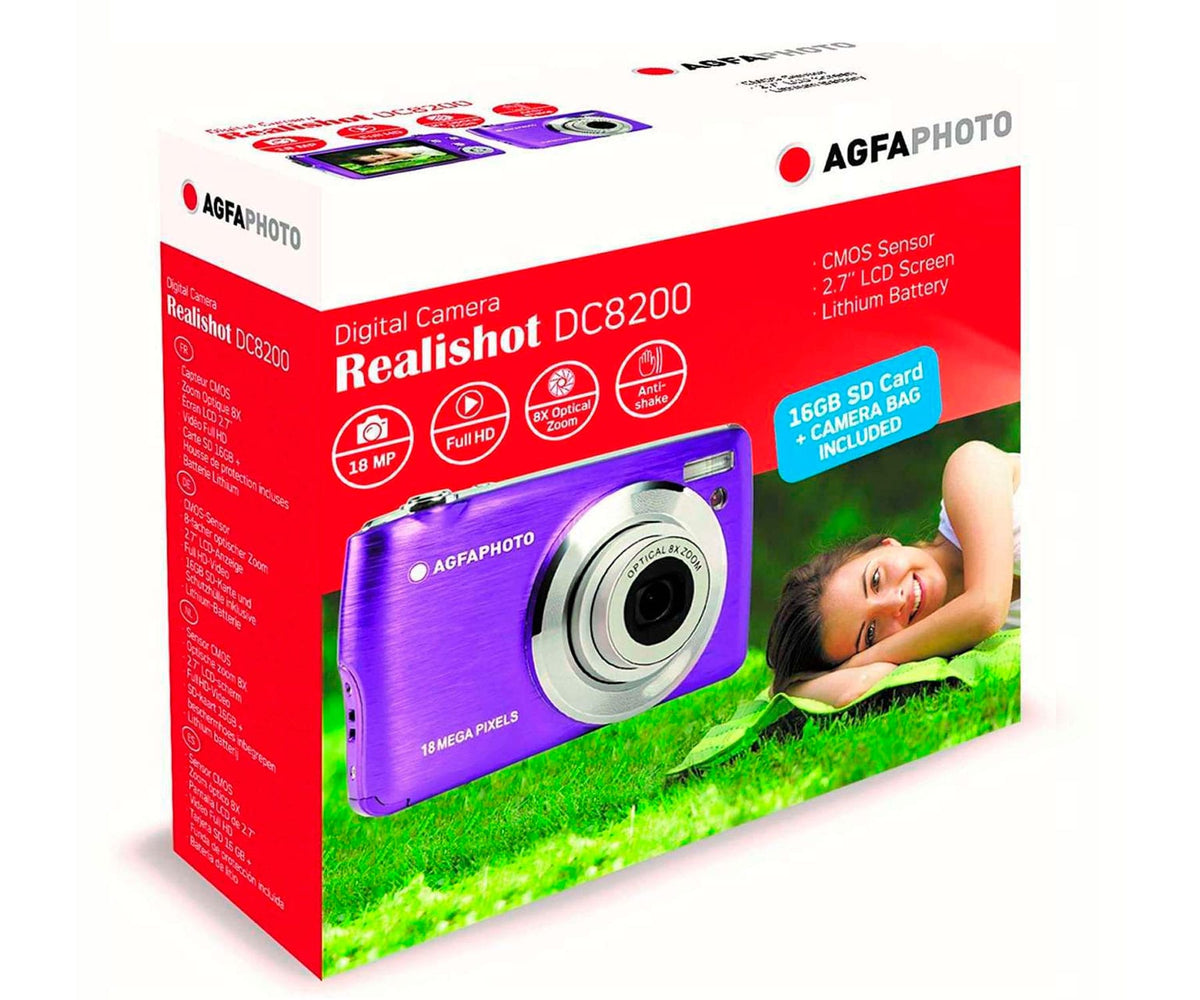AGFAPHOTO DC8200 PURPLE / CÁMARA COMPACTA - detalle