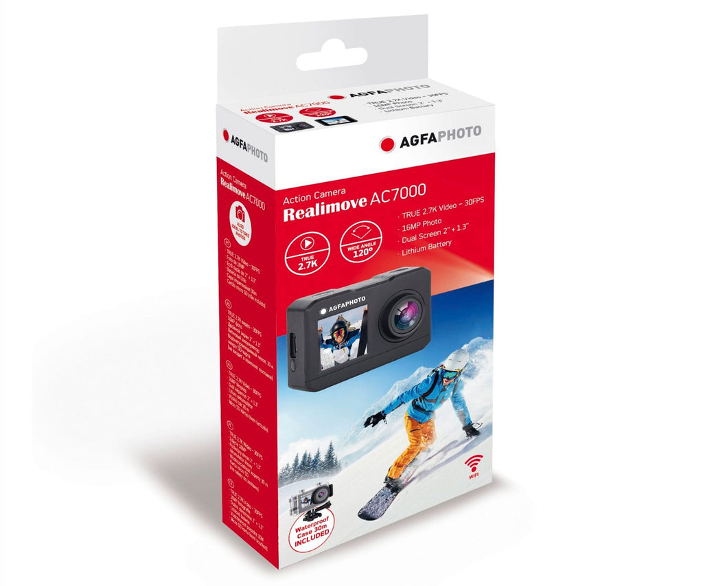 AGFAPHOTO REALIMOVE AC7000 BLACK / CÁMARA DEPORTIVA - detalle