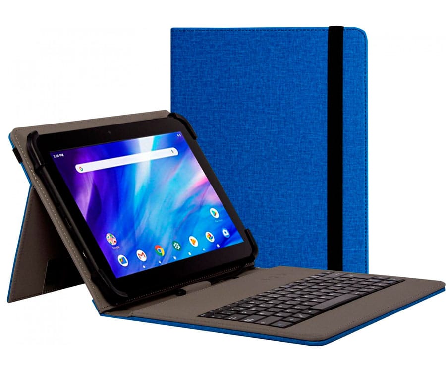 NILOX FOLIO BLUE / FUNDA TECLADO TABLET 10.5"