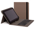NILOX FOLIO BEIGE / FUNDA TECLADO TABLET 10.5"