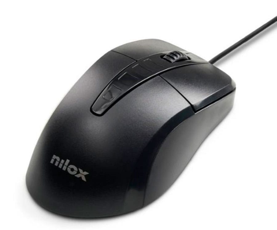 NILOX MOUSB1001 BLACK / RATÓN CON CABLE - detalle