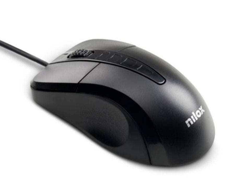 NILOX MOUSB1001 BLACK / RATÓN CON CABLE - detalle