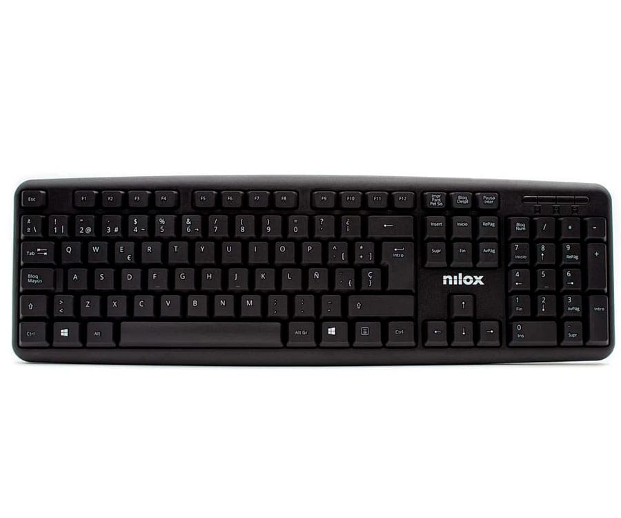 NILOX NXKBE000002 BLACK / TECLADO CON CABLE - detalle