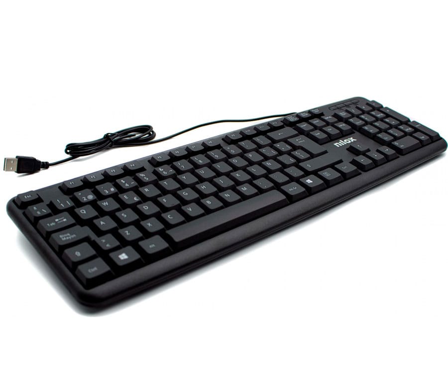 NILOX NXKBE000002 BLACK / TECLADO CON CABLE - detalle