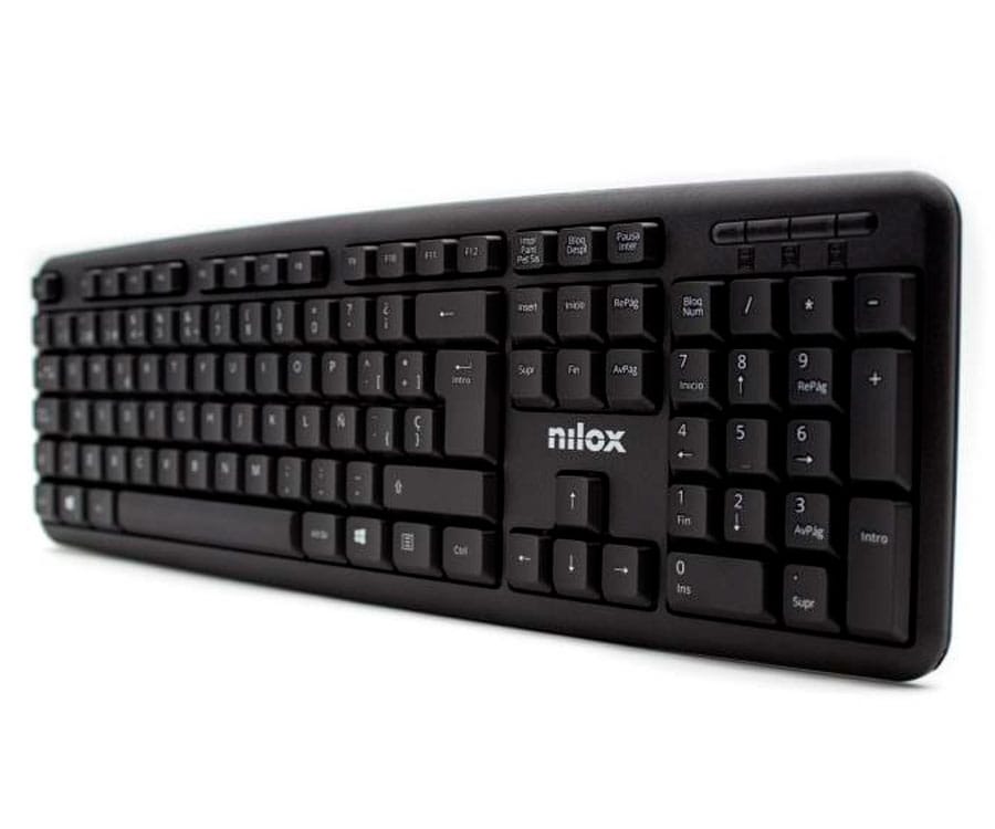NILOX NXKBE000002 BLACK / TECLADO CON CABLE