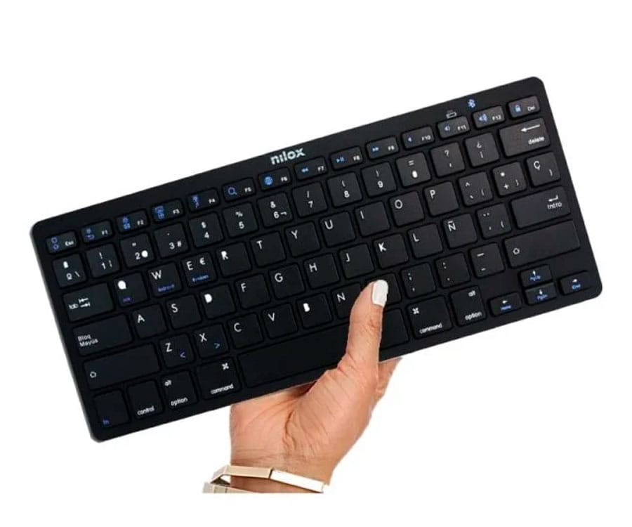 NILOX NXKB01B BLACK / TECLADO INALÁMBRICO BLUETOOTH - detalle