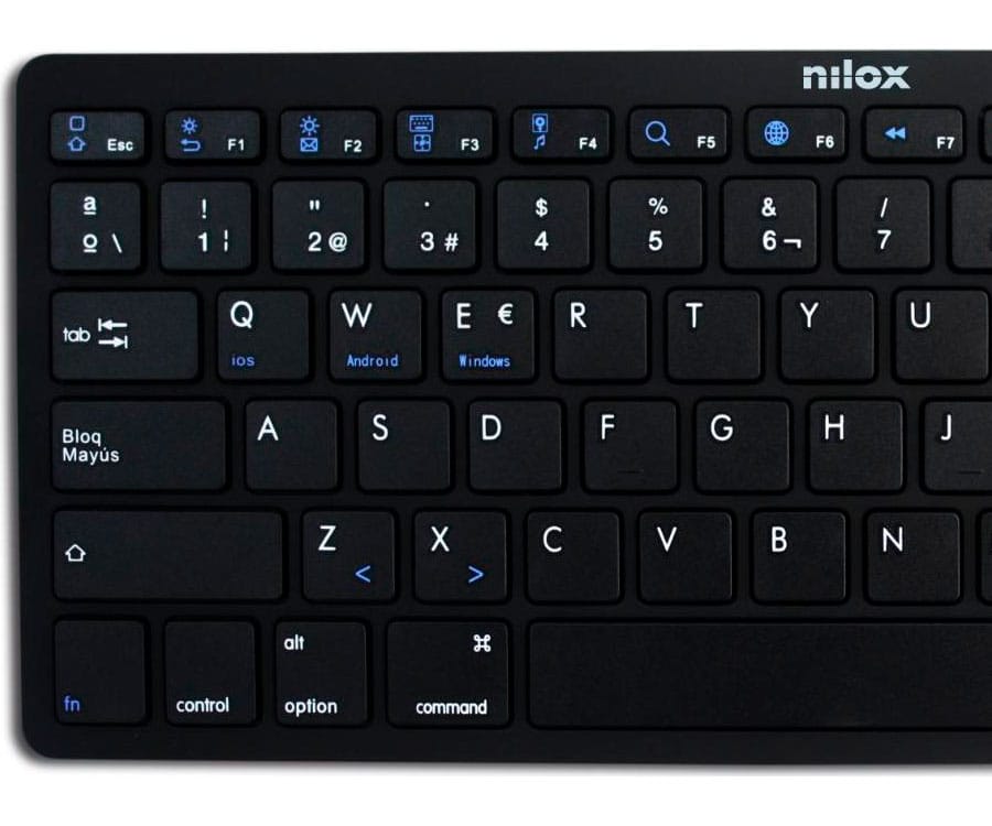 NILOX NXKB01B BLACK / TECLADO INALÁMBRICO BLUETOOTH - detalle