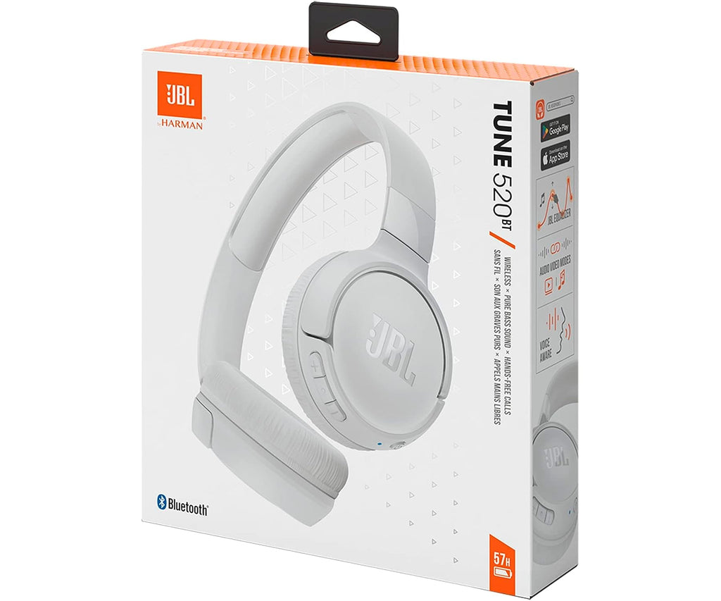JBL TUNE 520BT WHITE / AURICULARES ONEAR INALÁMBRICOS - detalle