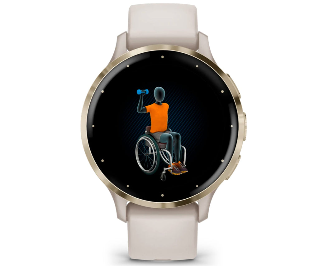 GARMIN VENU 3S IVORY + SOFT GOLD / SMARTWATCH 41MM - detalle