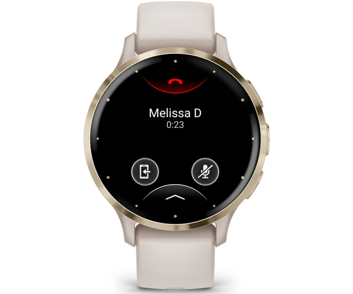 GARMIN VENU 3S IVORY + SOFT GOLD / SMARTWATCH 41MM - detalle