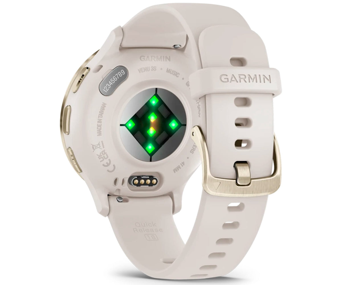 GARMIN VENU 3S IVORY + SOFT GOLD / SMARTWATCH 41MM - detalle