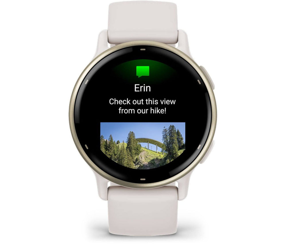 GARMIN VÍVOACTIVE 5 WHITE GOLD / SMARTWATCH 42MM - detalle
