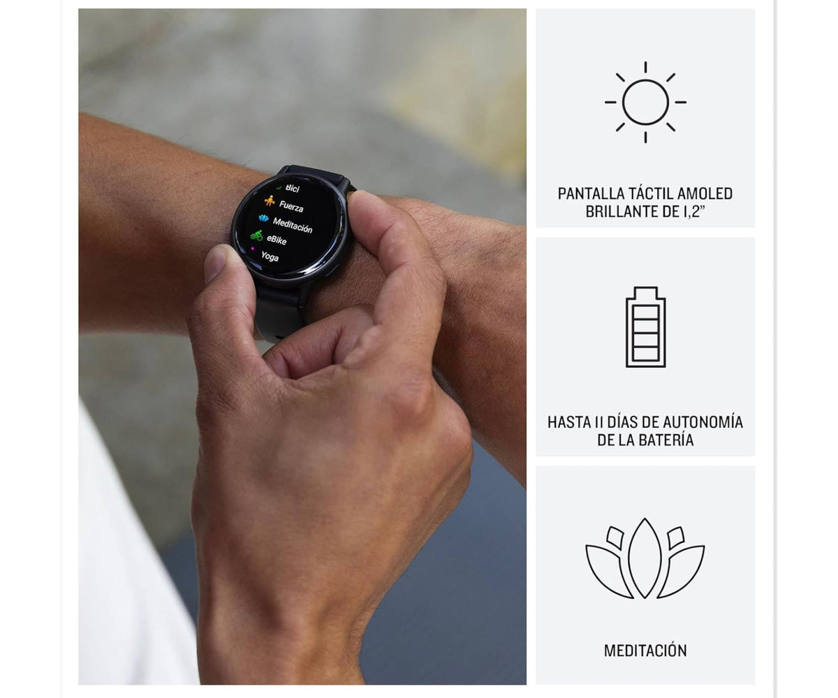 GARMIN VÍVOACTIVE 5 BLUE / SMARTWATCH 42MM - detalle