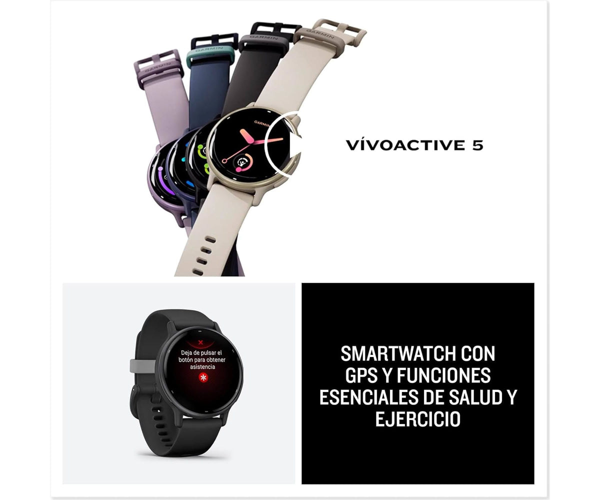 GARMIN VÍVOACTIVE 5 BLUE / SMARTWATCH 42MM - detalle