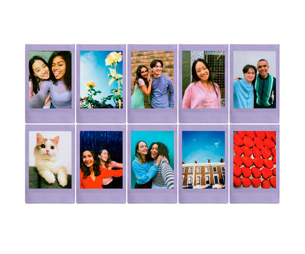 FUJIFILM INSTANT FILM MINI SOFT LAVANDER / PELÍCULA FOTOGRÁFICA INSTANTÁNEA - detalle