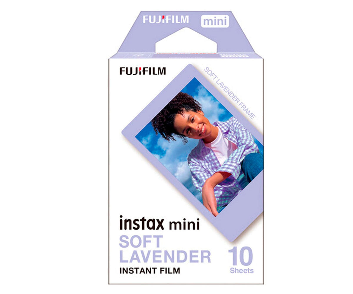 FUJIFILM INSTANT FILM MINI SOFT LAVANDER / PELÍCULA FOTOGRÁFICA INSTANTÁNEA