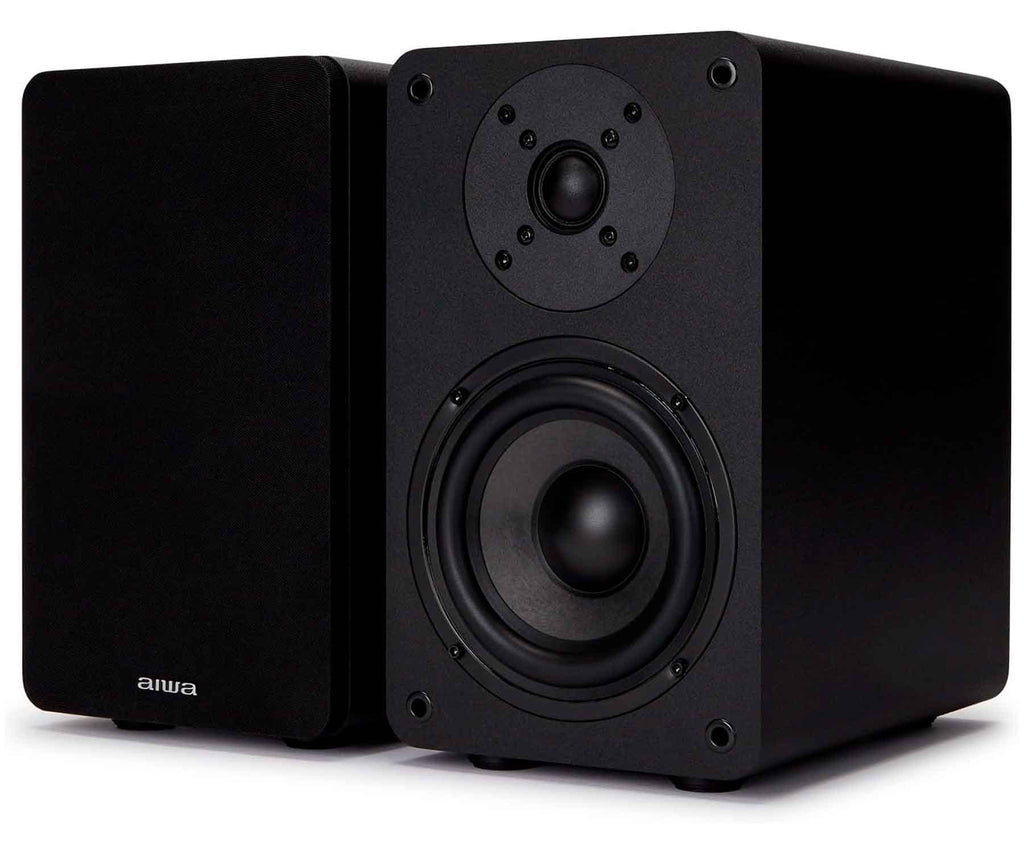 AIWA SP-A100 BLACK / ALTAVOCES HIFI PASIVOS DE ESTANTERÍA - detalle