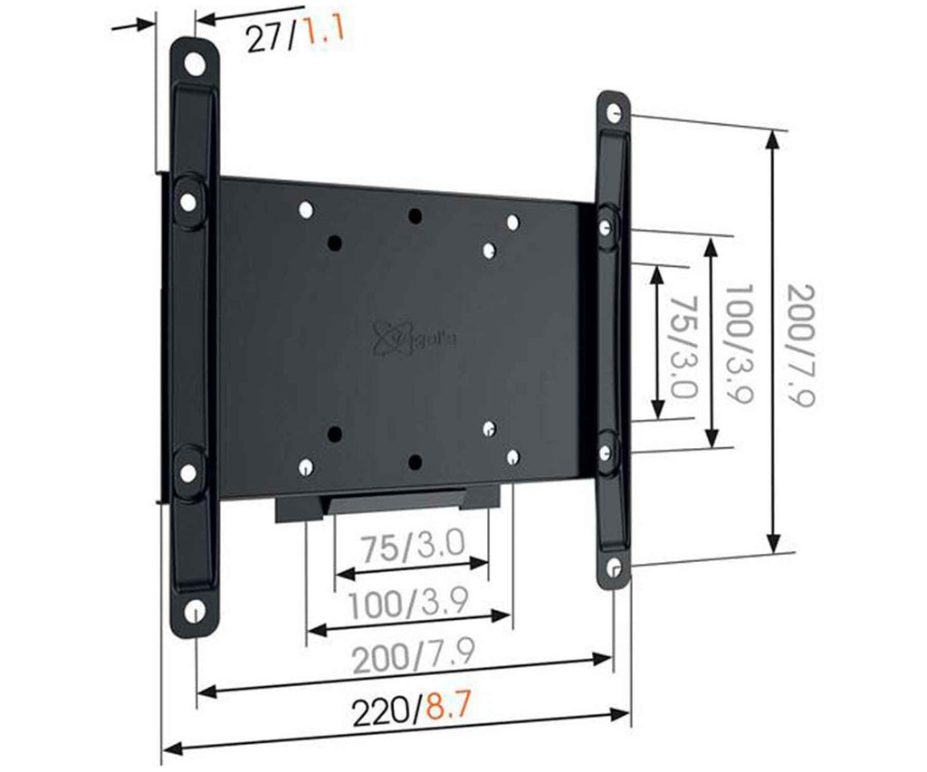 VOGEL'S MA2000-C1 NEGRO / SOPORTE DE PARED PARA TV DE 19" A 40" - detalle