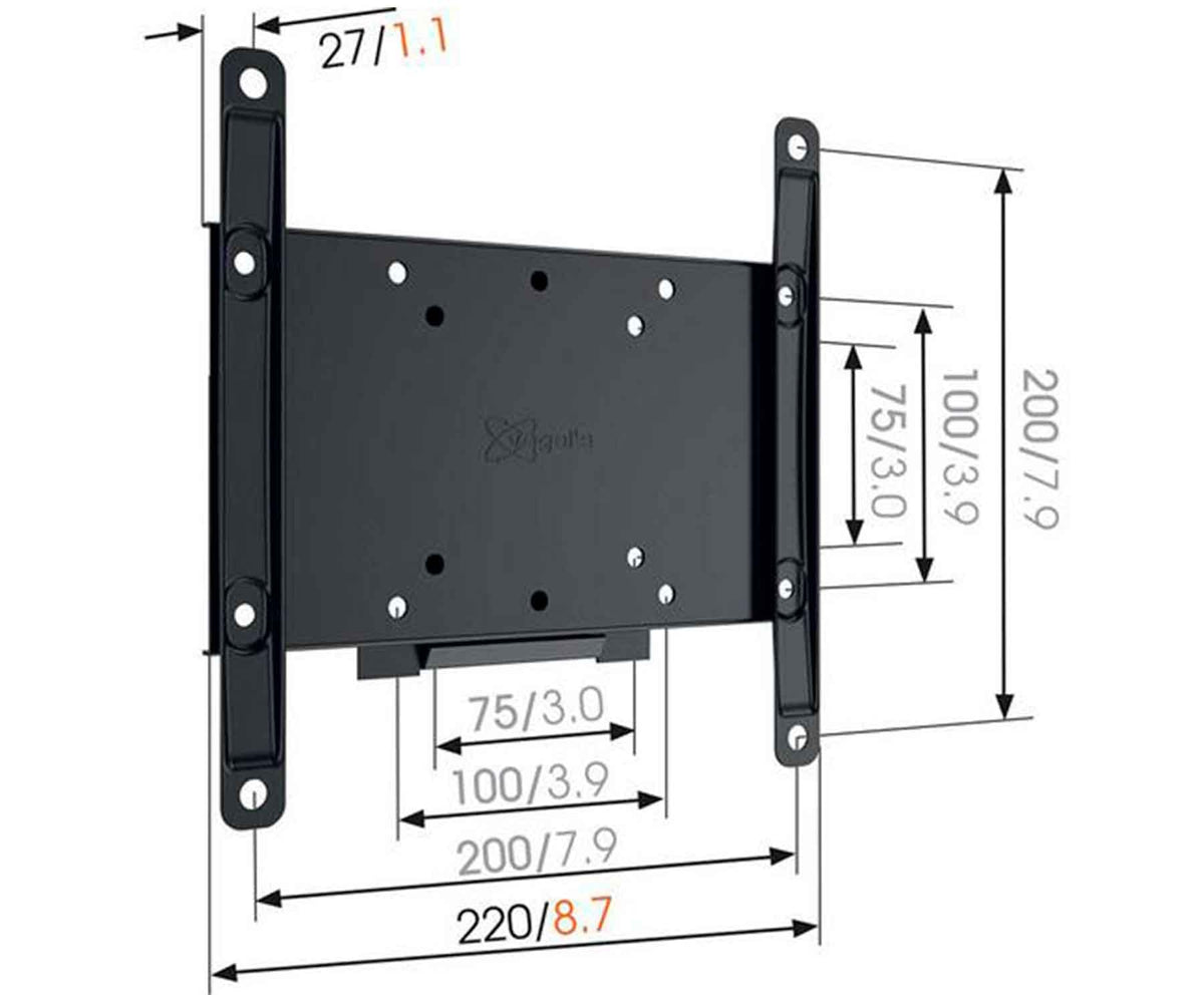 VOGEL'S MA2000-C1 NEGRO / SOPORTE DE PARED PARA TV DE 19" A 40" - detalle