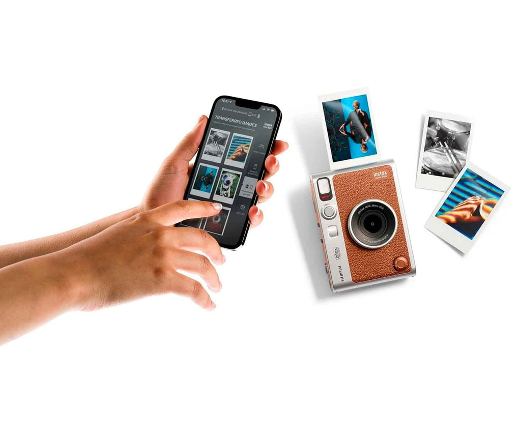 FUJIFILM INSTAX MINI EVO BROWN / CÁMARA INSTANTÁNEA - detalle