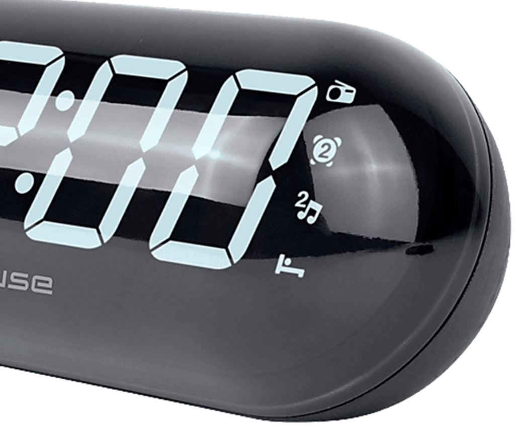 MUSE M-19 GL NEGRO / RADIO DESPERTADOR - detalle
