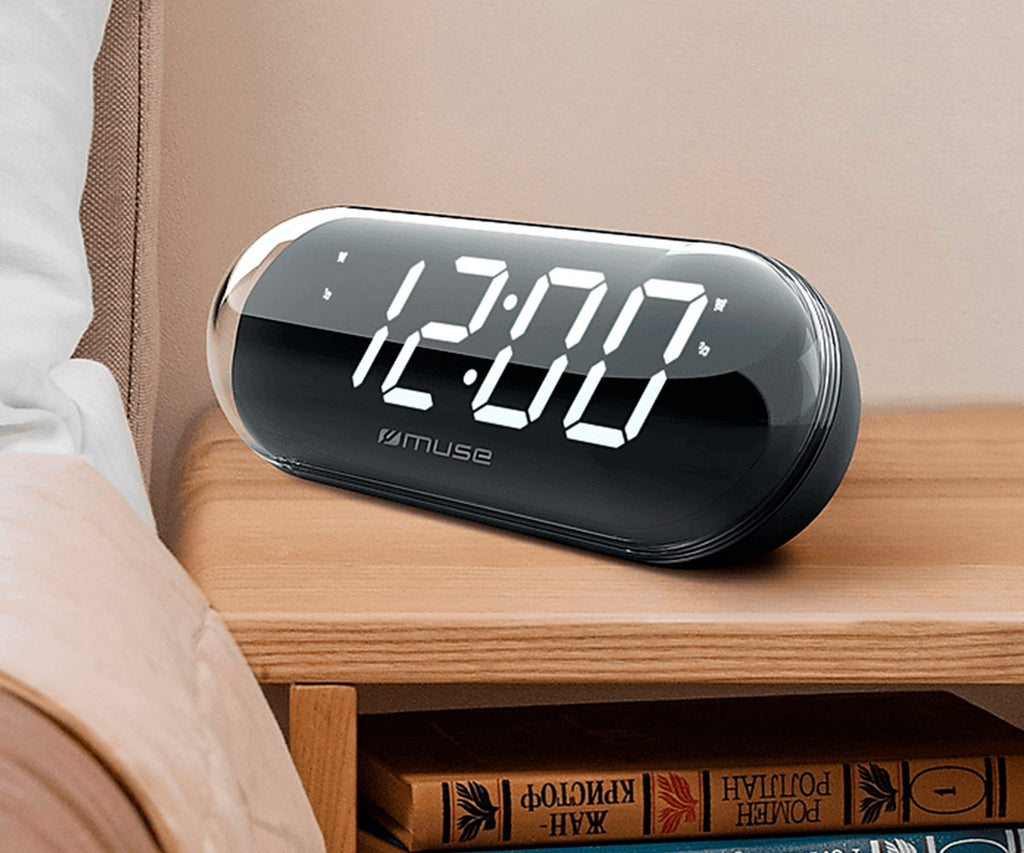 MUSE M-19 GL NEGRO / RADIO DESPERTADOR - detalle