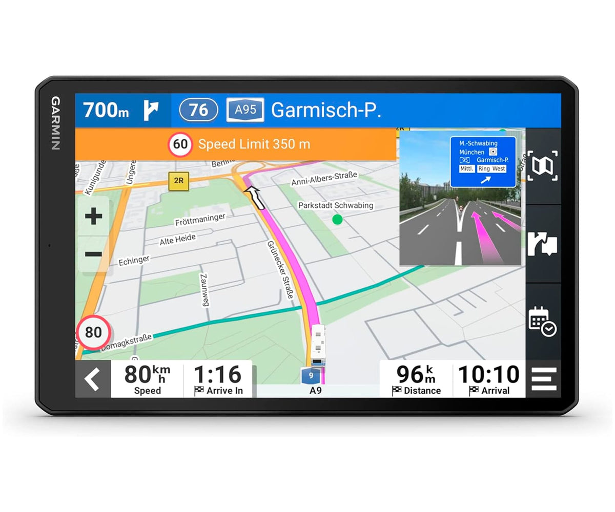GARMIN CAMPER 1095 / NAVEGADOR GPS PARA AUTOCARAVANA 10" CON MAPAS DE EUROPA - detalle