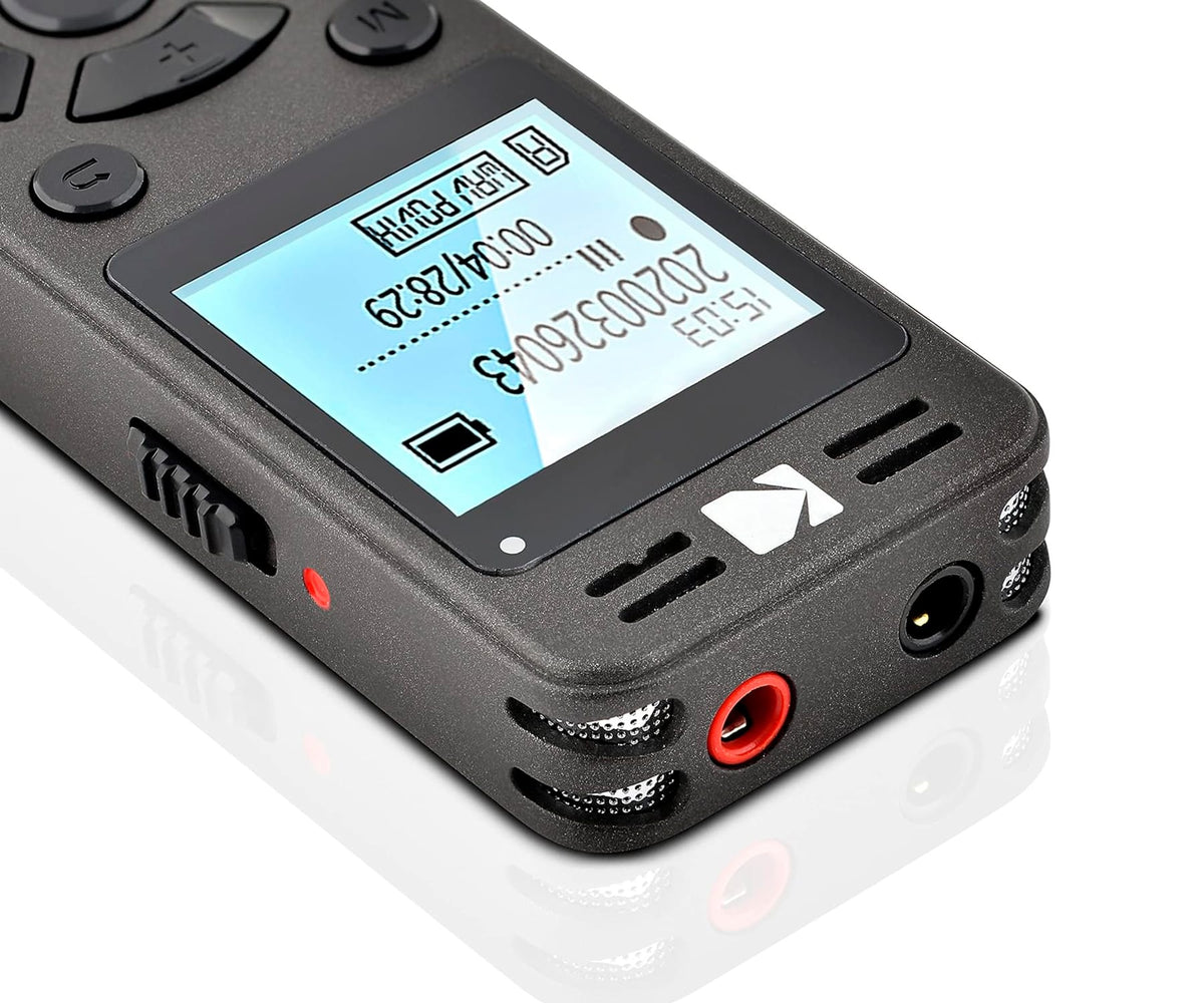 KODAK VRC350 BLACK / GRABADORA DE VOZ DIGITAL 8GB - detalle