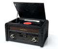 MUSE MT-115 W BLACK WOOD / TOCADISCOS CON RADIO Y ALTAVOCES