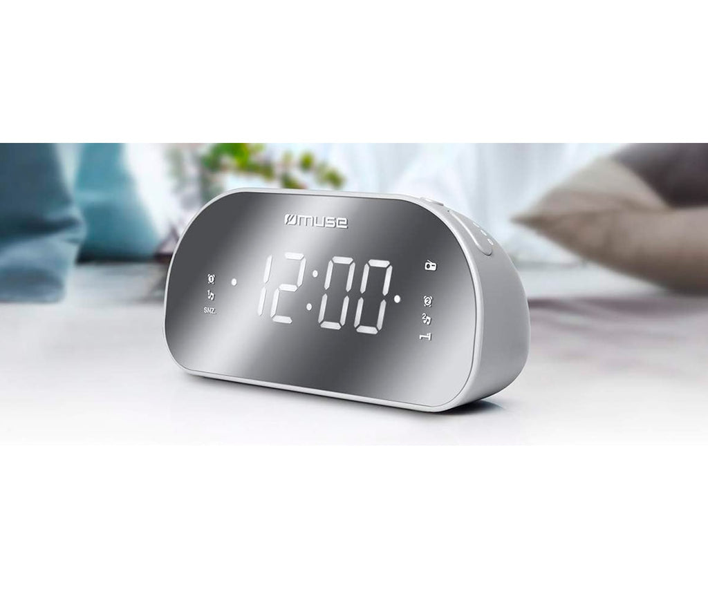 MUSE M-170 CMR WHITE / RADIO DESPERTADOR - detalle