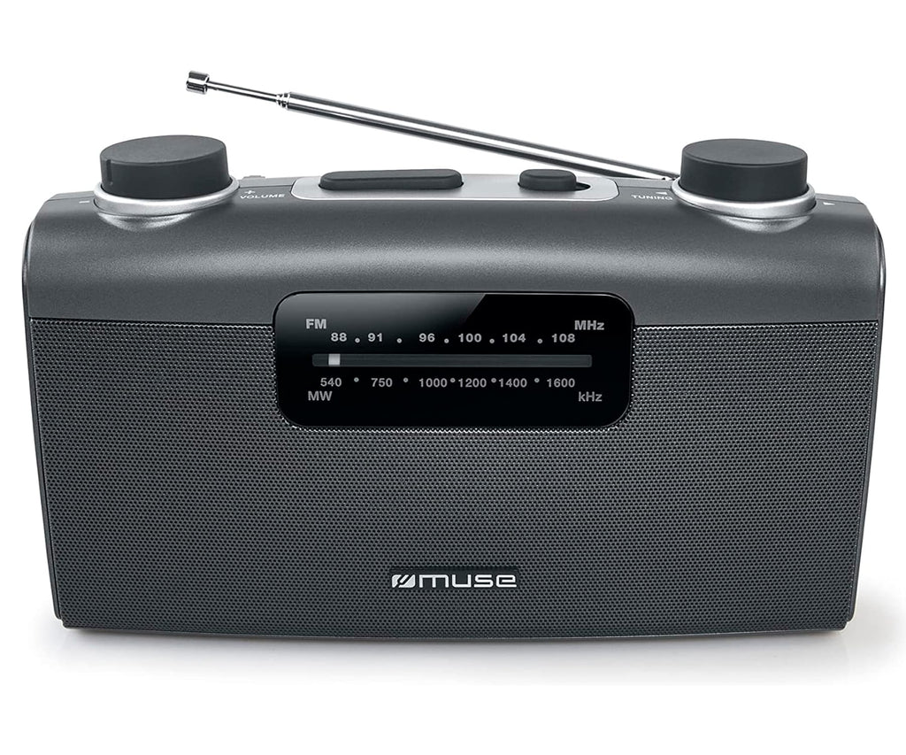 MUSE M-058 R GRIS / RADIO PORTÁTIL - detalle