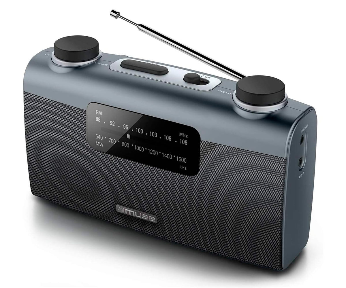 MUSE M-058 R GRIS / RADIO PORTÁTIL