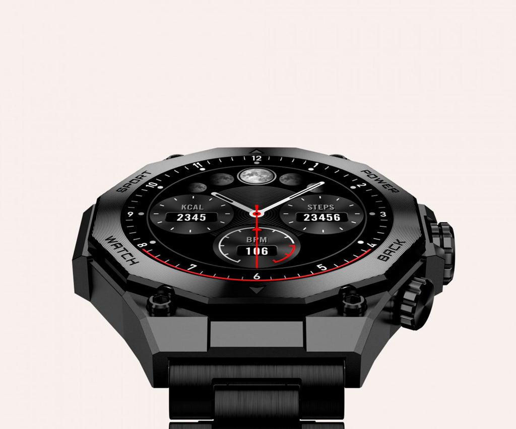 KSIX TITANIUM BLACK / SMARTWATCH 1.43" - detalle