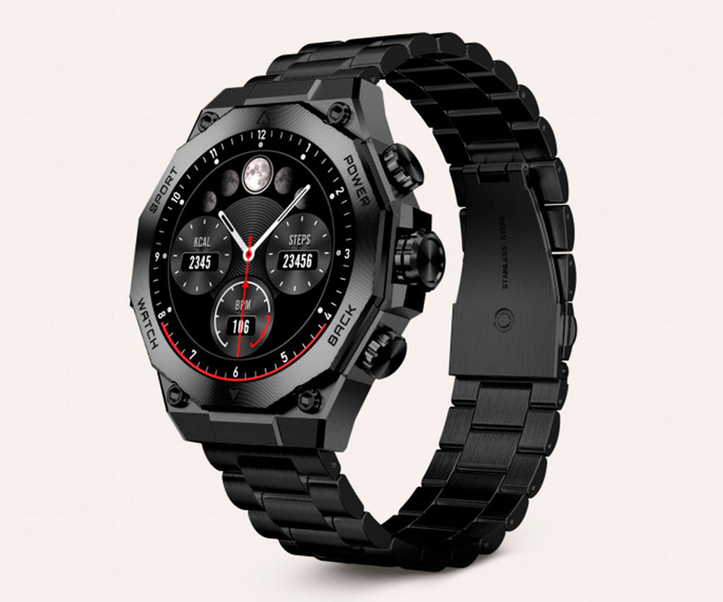 KSIX TITANIUM BLACK / SMARTWATCH 1.43" - detalle